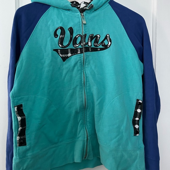 Vans Tops - Vans Colorblock Zip-Up Hoodie